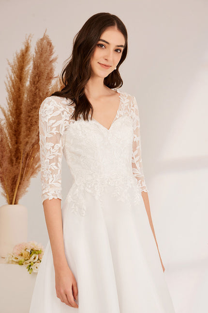 Robe Chic Asymétrique Éthérée - gallery 2
