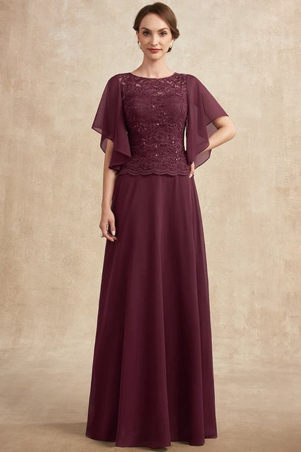 Robe Chic Violette Brodée - gallery 4