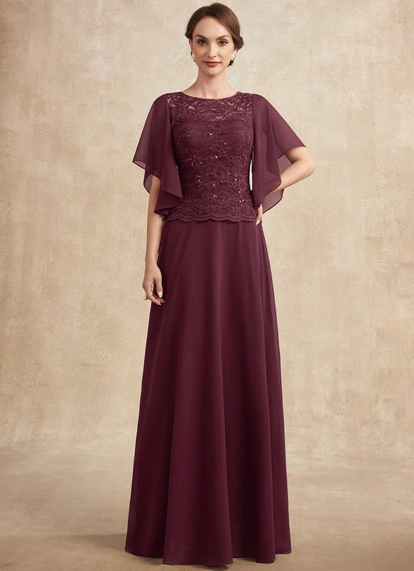 Robe Chic Violette Brodée - gallery 4