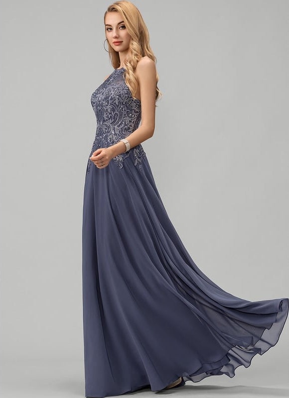 Robe Chic Aérienne Grise - gallery 2