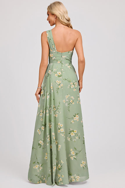 Robe Chic Asymétrique Beige - gallery 5