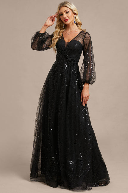 Robe Chic Soirée Pailletée - gallery 2