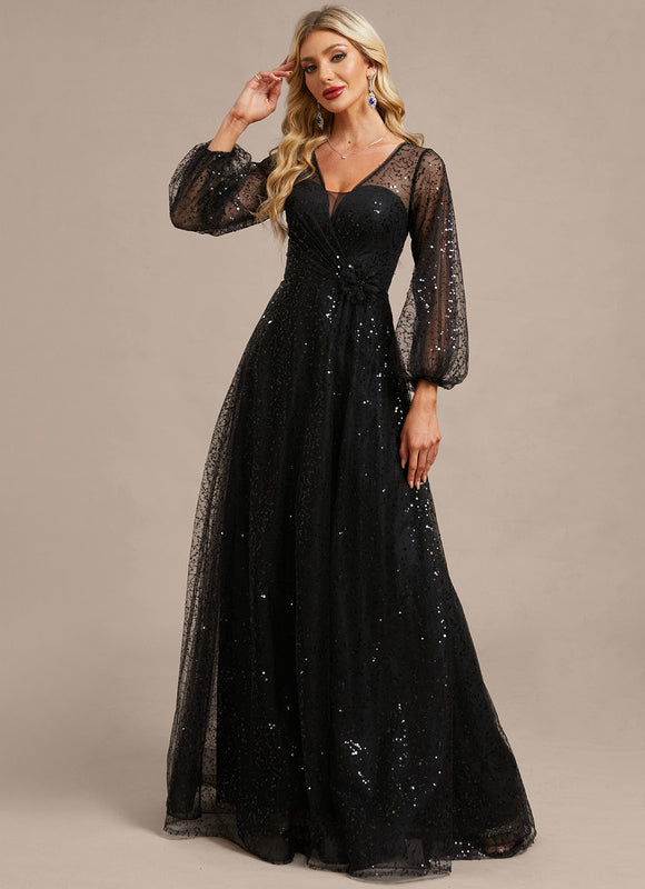 Robe Chic Soirée Pailletée - gallery 2