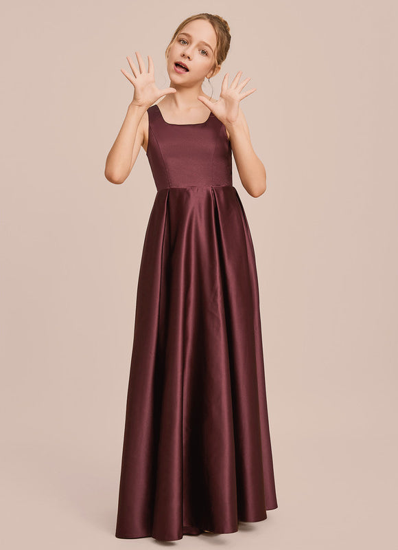 Robe Chic Bleu Satiné - gallery 4