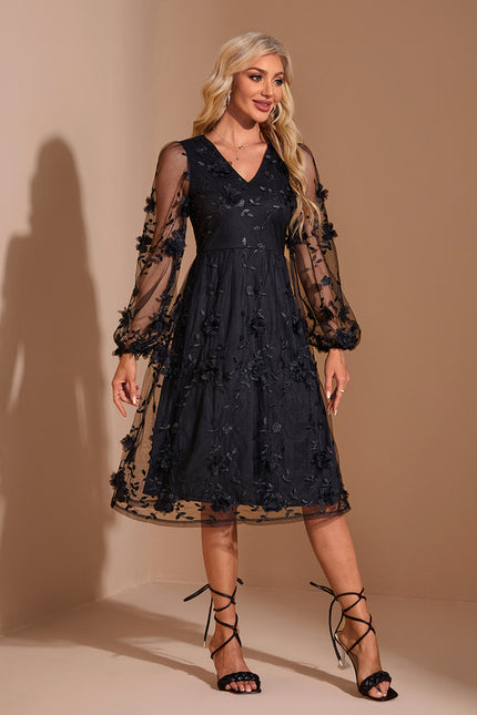 Robe Chic Tulle Élégante - gallery 1