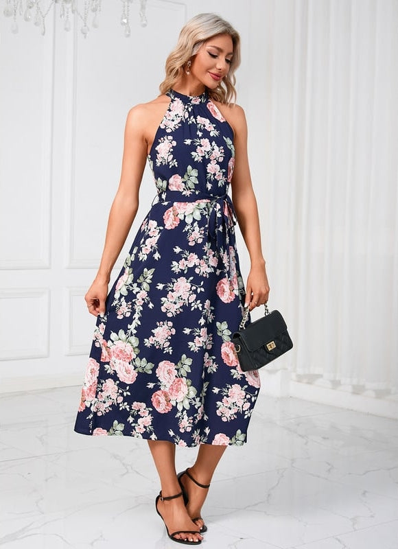 Robe Chic Trapèze Verte - gallery 6