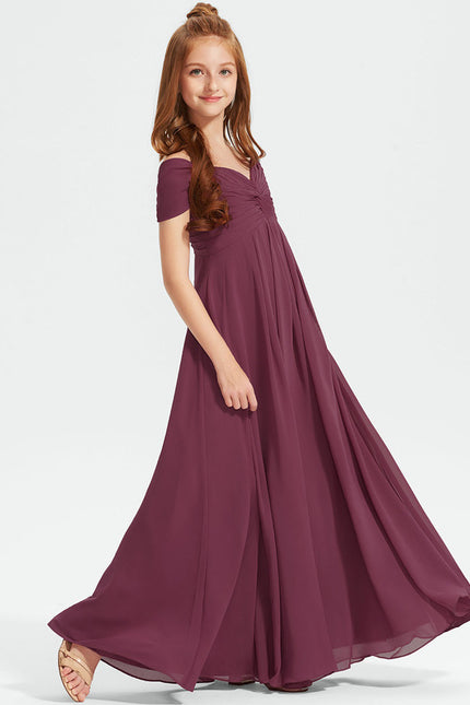 Robe Chic Bordeaux Évasée - gallery 1