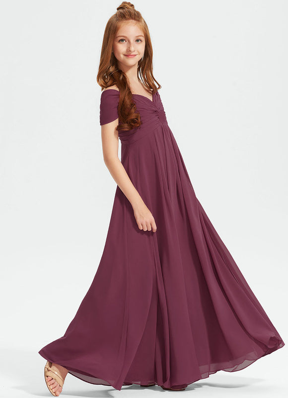 Robe Chic Bordeaux Évasée - gallery 1