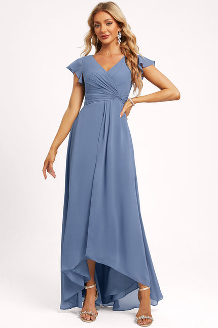 Robe Chic Fluide Bleu Nuit - gallery 4