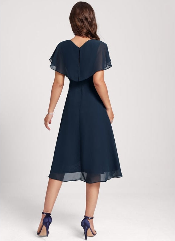 Robe Chic Asymétrique Vaporeuse - gallery 3