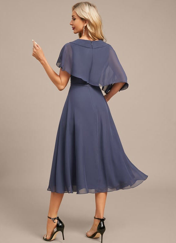 Robe Chic Élegante Ondulée - gallery 6