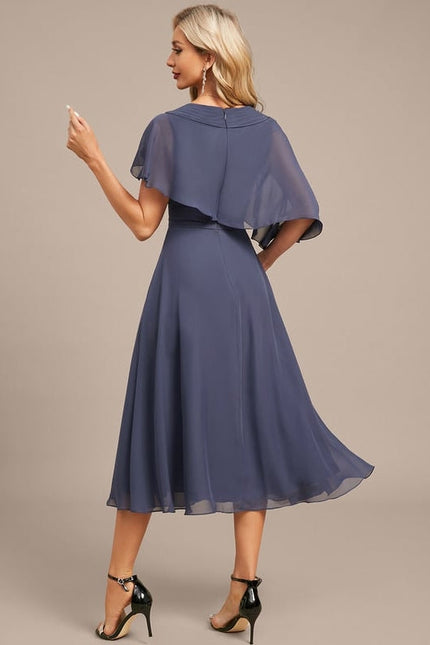 Robe Chic Élegante Ondulée - gallery 6