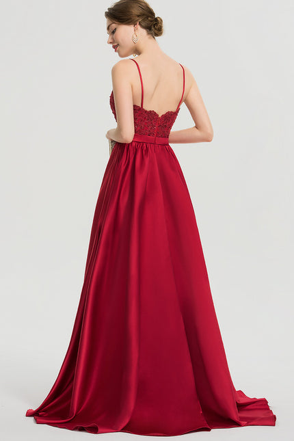 Robe Chic Satin Éclat Rubis - gallery 8