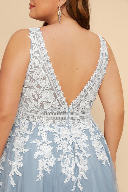 Robe Chic Glamour Tulle Longueur - gallery 8