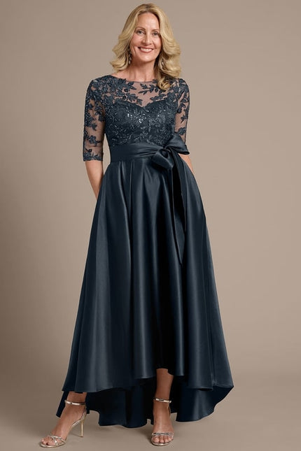Robe Chic Mère Satinée - gallery 3