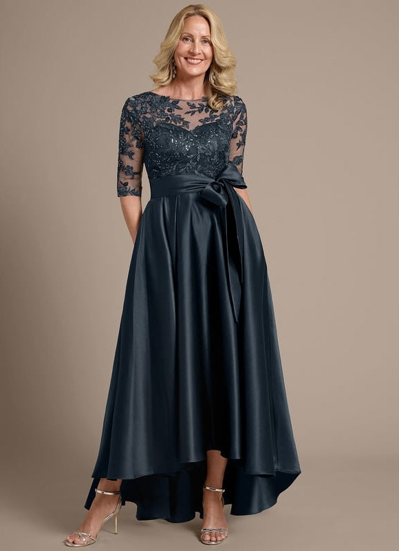 Robe Chic Mère Satinée - gallery 3