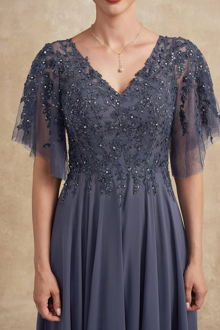 Robe Chic Voile Étoilée - gallery 1