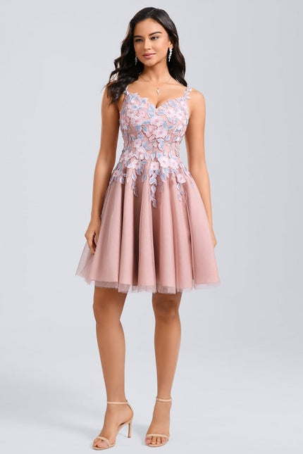 Robe Chic Étoile Rose - gallery 5