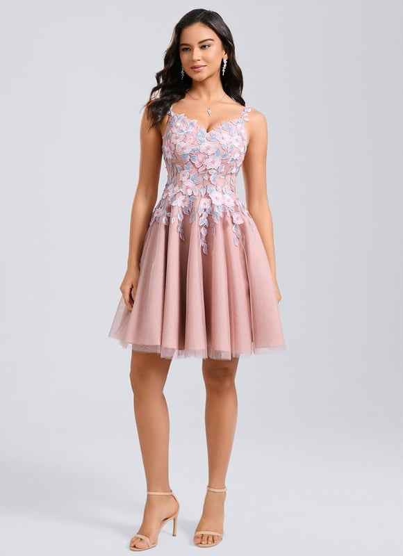 Robe Chic Étoile Rose - gallery 5
