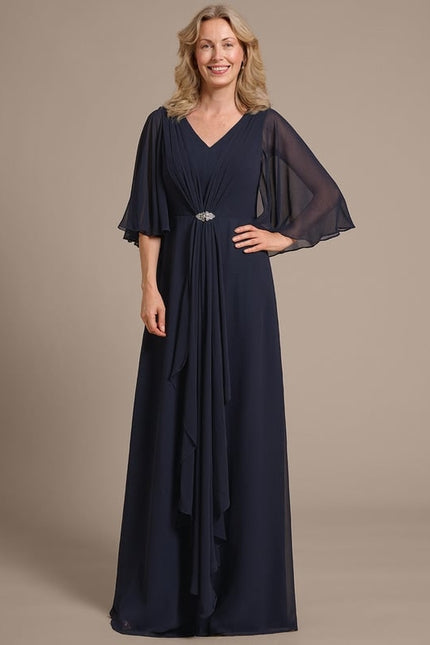 Robe Chic Satin Étoilé - gallery 3
