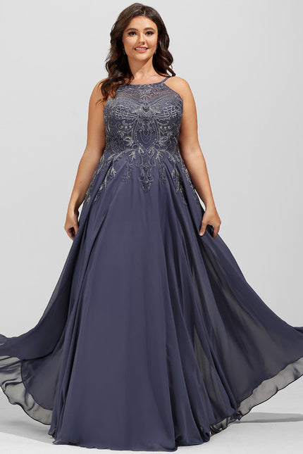 Robe Chic Aérienne Grise - gallery 7
