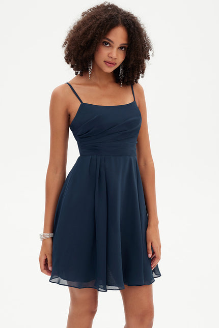 Robe Chic Mousseline Courte - gallery 1