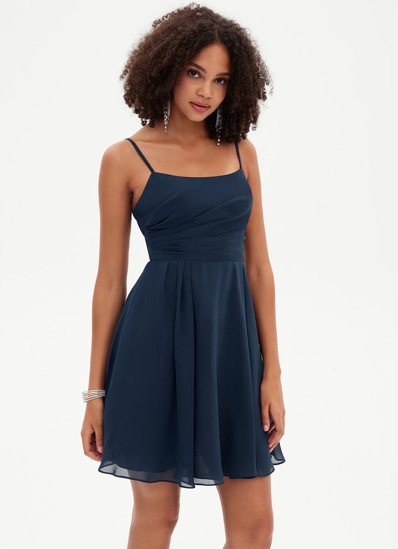 Robe Chic Mousseline Courte - gallery 1