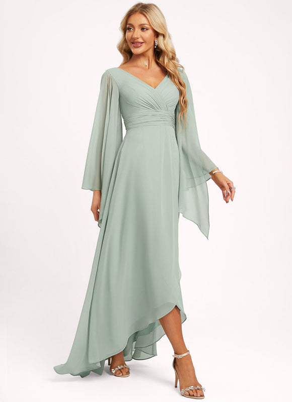 Robe Chic Fluide Bleu Nuit - gallery 4