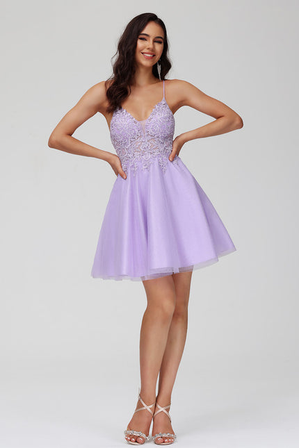 Robe Chic Lilas Aérée - gallery 6