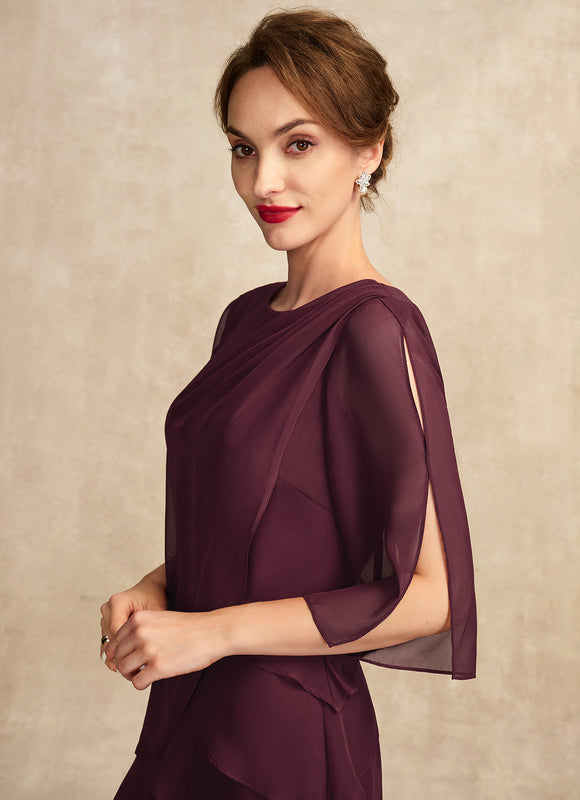 Robe Chic Mousseline Améthyste - gallery 2