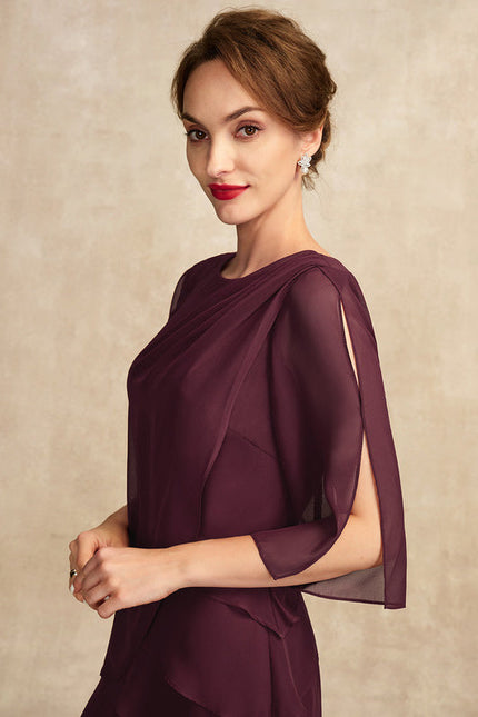 Robe Chic Mousseline Améthyste - gallery 2