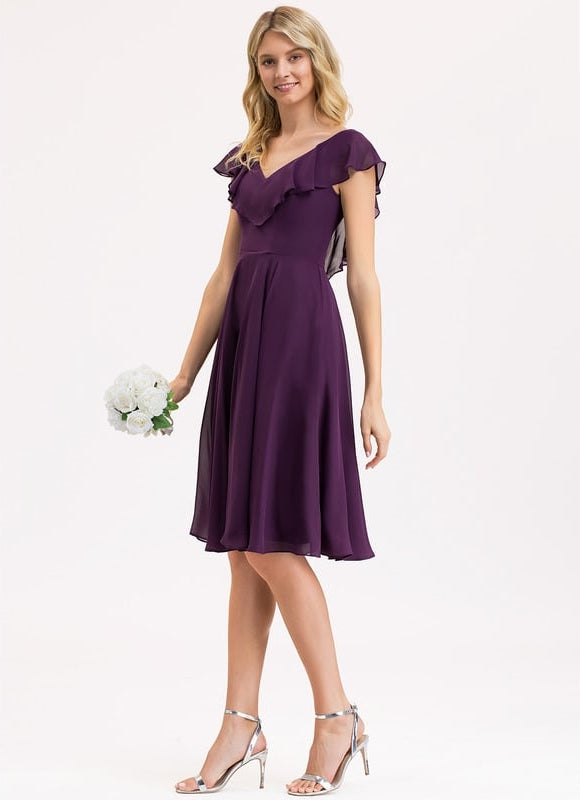 Robe Chic Bleu Élégance Flottante - gallery 3