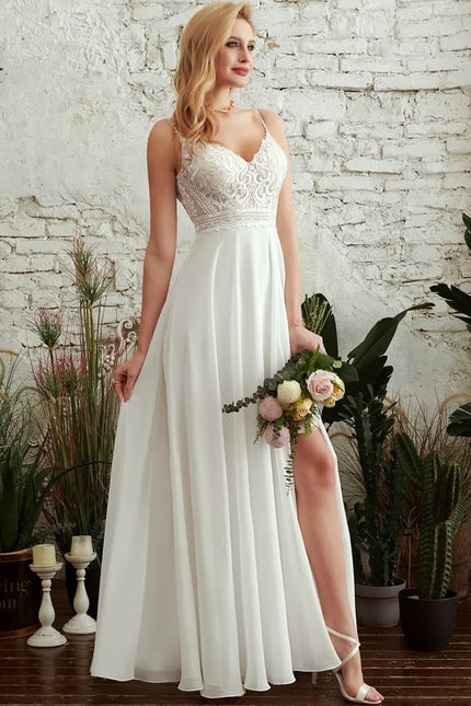 Robe Blanche Plage Chic - gallery 3