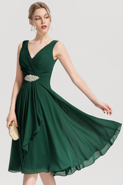 Robe Chic Verte Fluidité - gallery 5