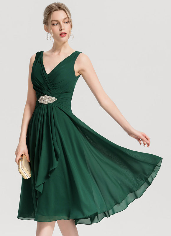 Robe Chic Verte Fluidité - gallery 5