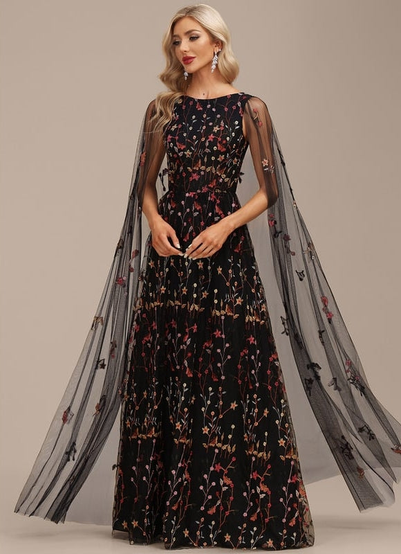 Robe Chic Nocturne Fleurie