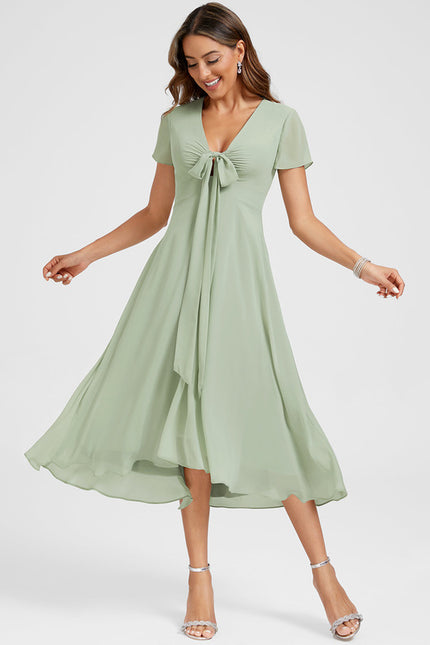 Robe Chic Fluide À Nouer - gallery 4