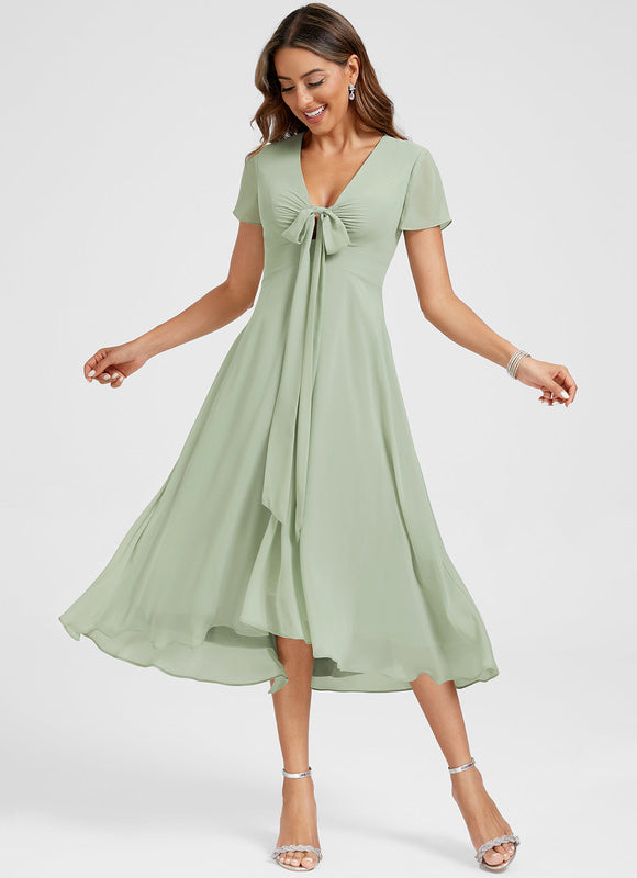 Robe Chic Fluide À Nouer - gallery 4