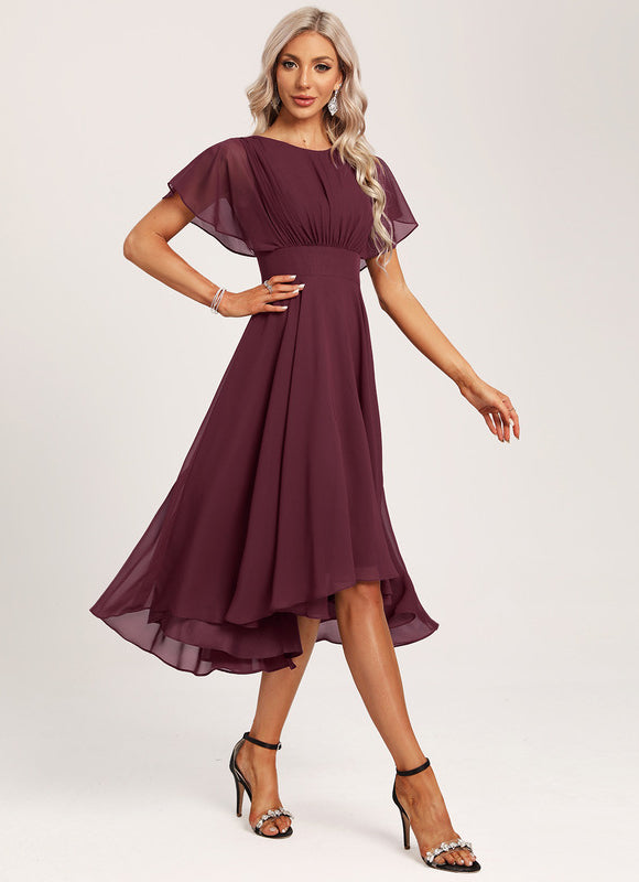 Robe Chic Élégance Émeraude Flottante - gallery 5