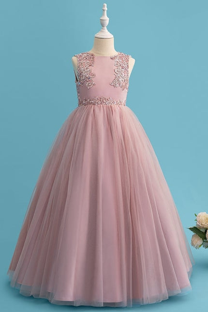 Robe Bohème Chic Dentelle Rose - gallery 5
