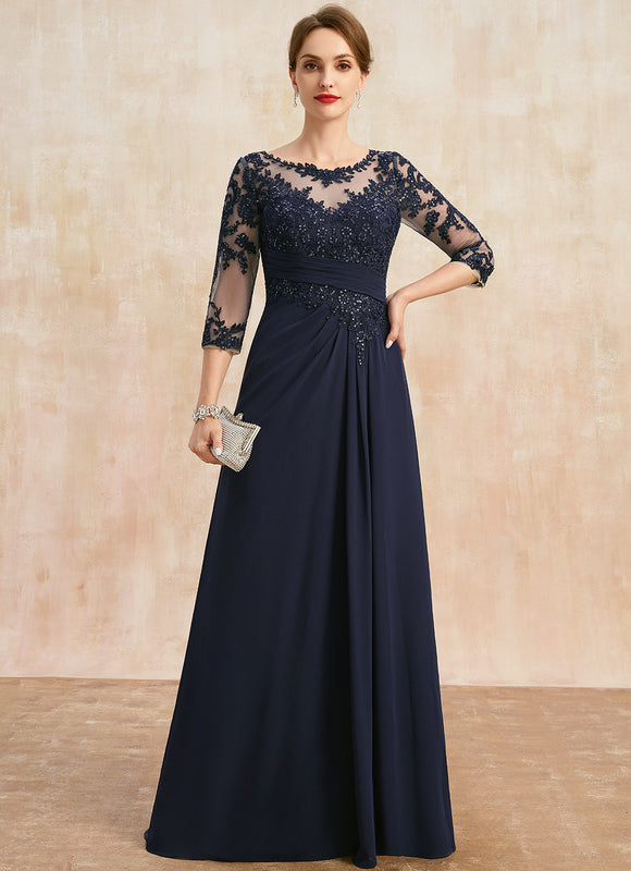 Robe Chic Velours Nautique