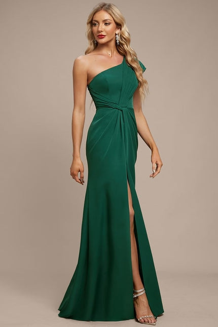 Robe Chic Éclat Vert Émeraude - gallery 2