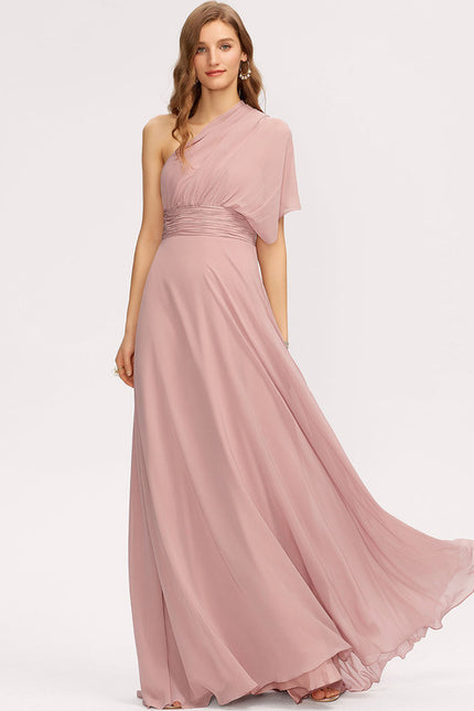 Robe Chic Élégance Rosée Éthérée - gallery 6