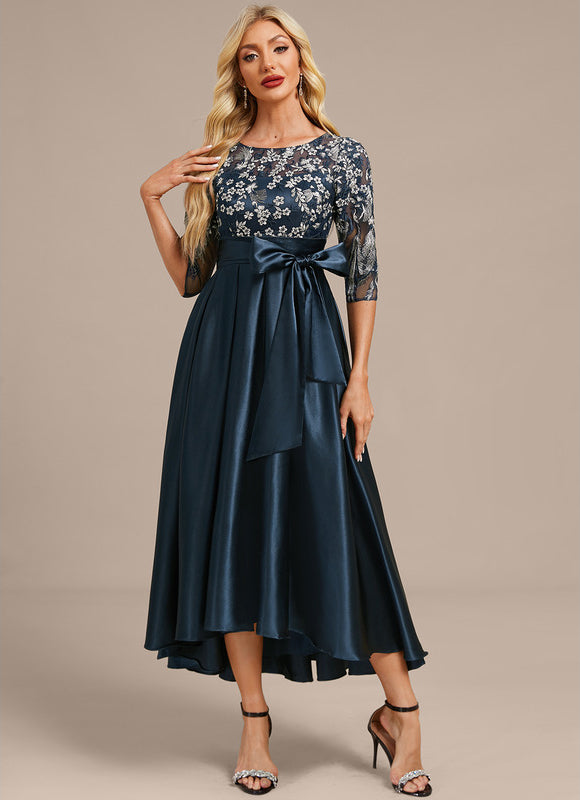 Robe Chic Élégante Satinée - gallery 3