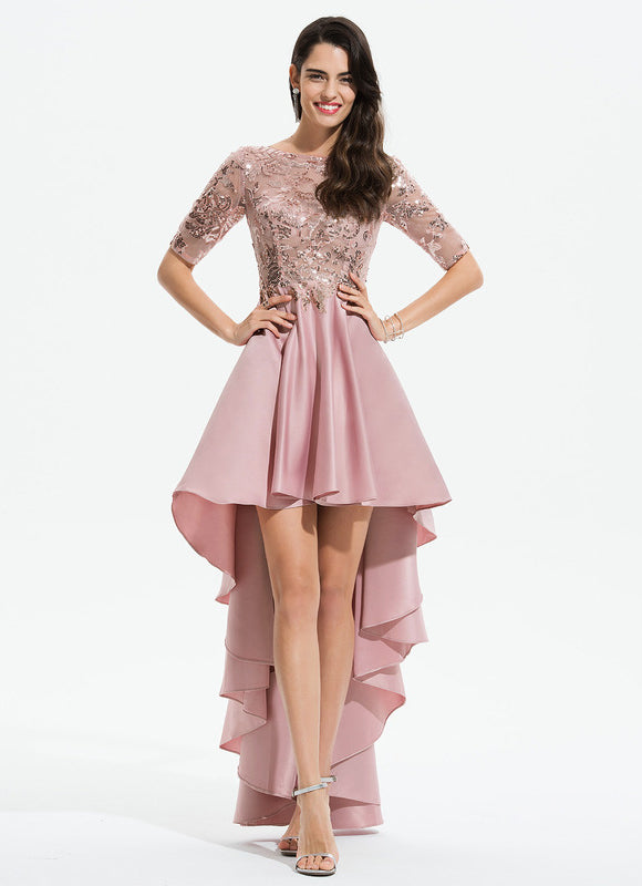 Robe Patineuse Chic Rose Poudré - gallery 1