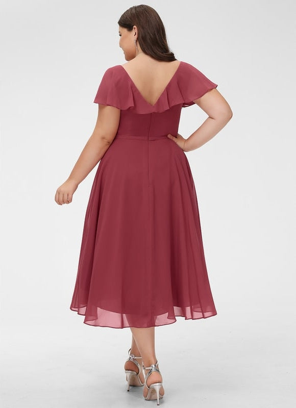 Robe Chic Fluide Bleu Nuit - gallery 8