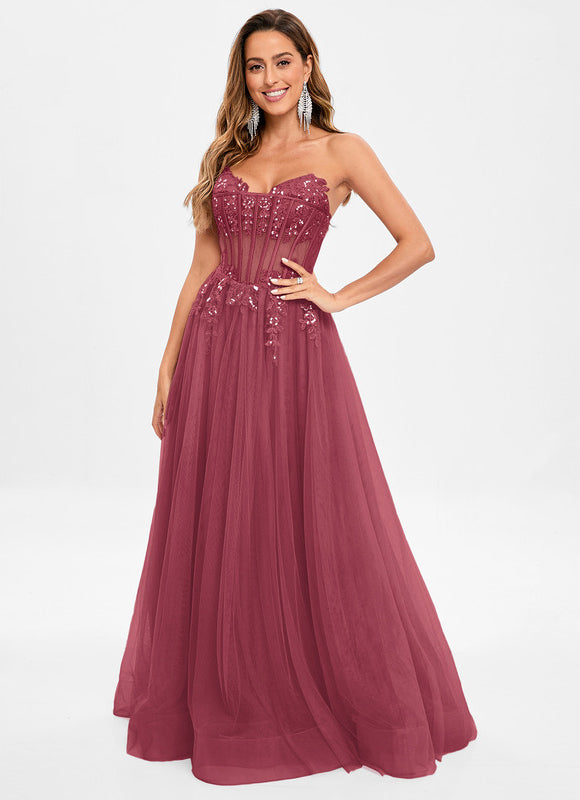 Robe Chic Tulle Poudrée - gallery 8