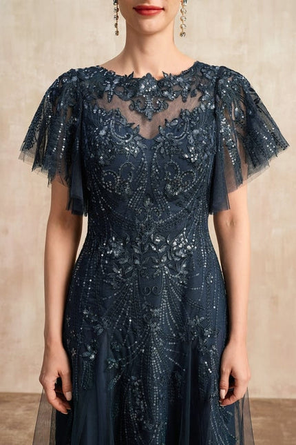 Robe Chic Étoilée Marine - gallery 3