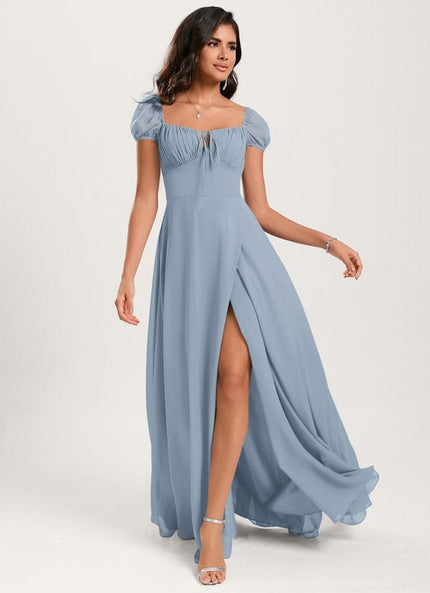Robe Chic Longue Verte Raffinée