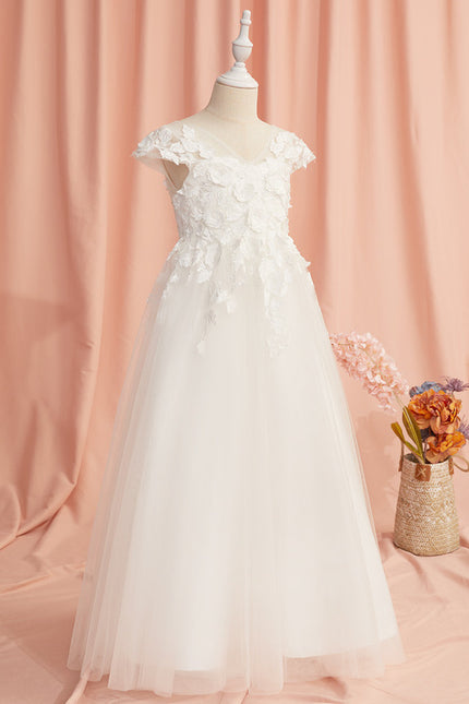 Robe Chic Florale Tulle - gallery 8